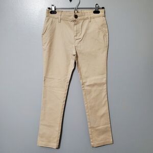 5/$25 Old Navy Girls Tan Skinny Uniform Pants Size 12